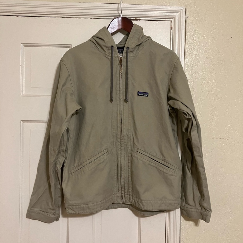 Organic cotton Patagonia Men's Beige Hooded Jacket